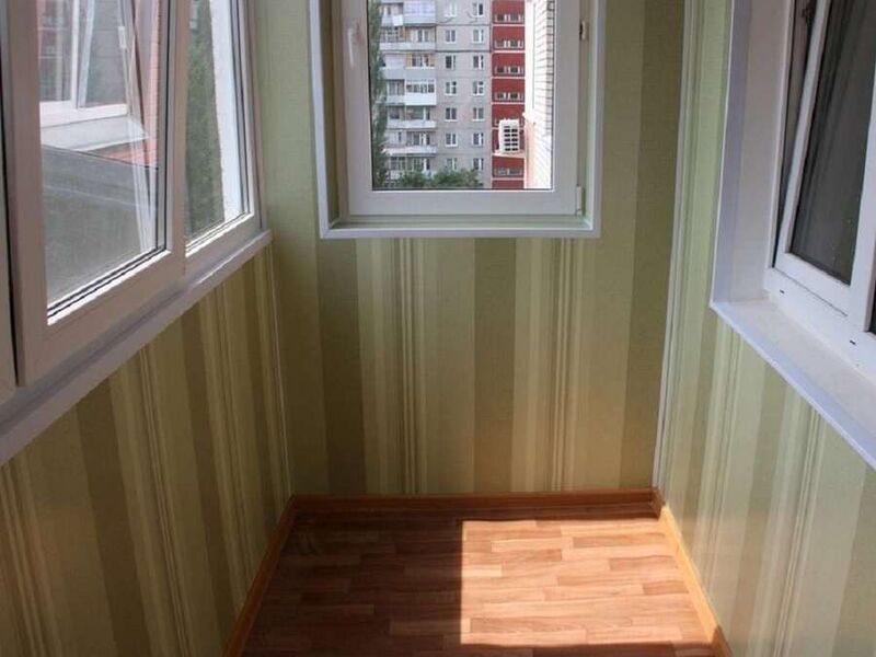 Теплое остекление балкона - фото 151